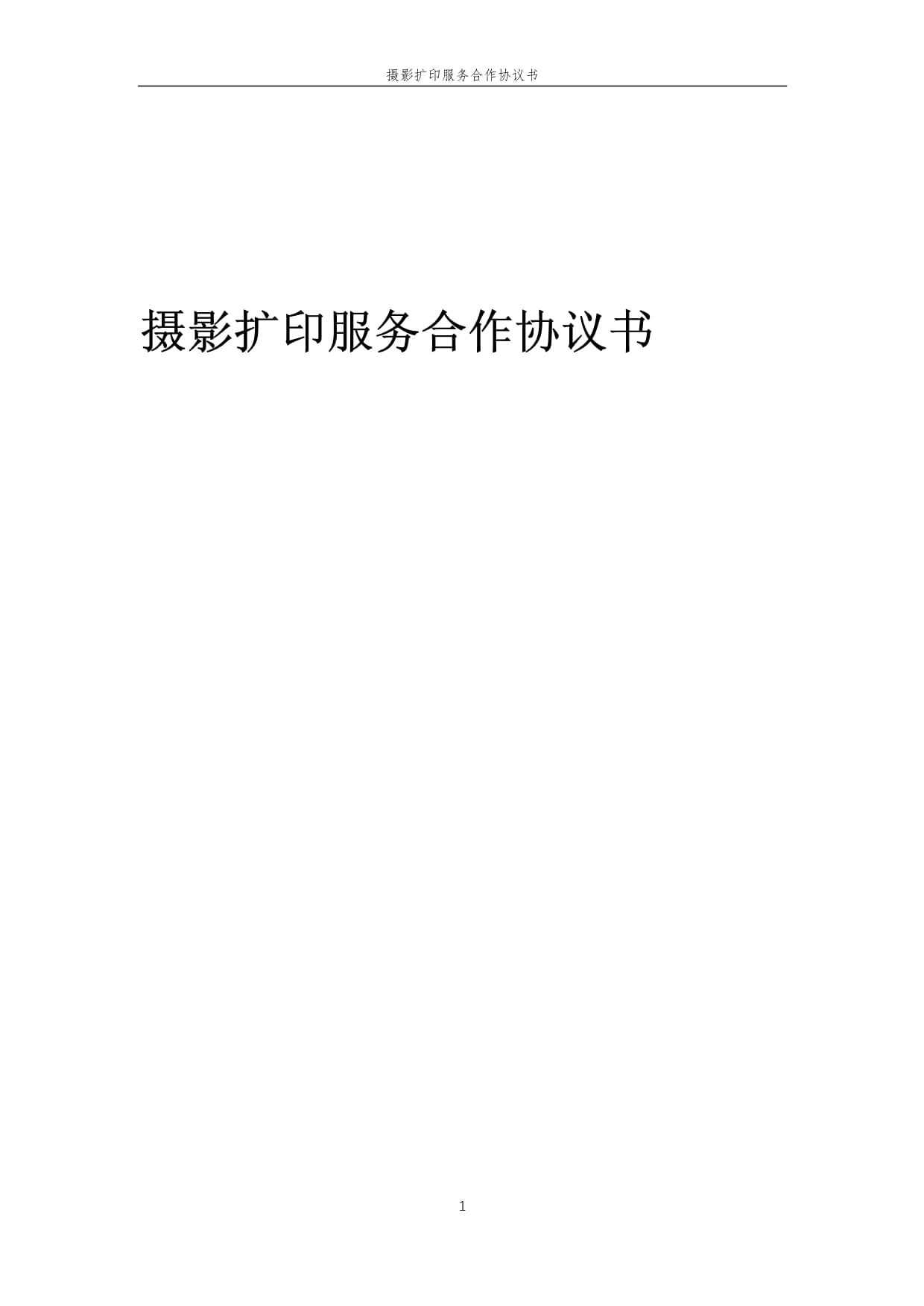 2025年攝影擴(kuò)印服務(wù)合作協(xié)議書