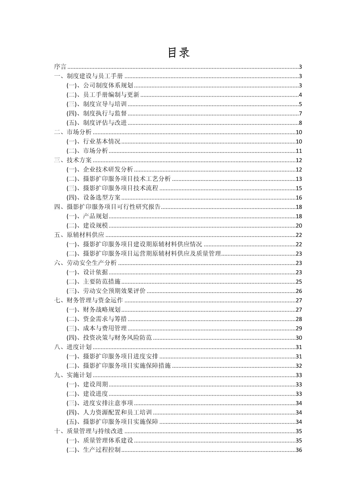 攝影擴(kuò)印服務(wù)項(xiàng)目投資分析與可行性研究報(bào)告